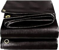 50X50 250 GSM BLACK TARPAULIN