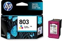 HP 803 2-pack Economy Black/Tri-color Original Ink Cartridges
