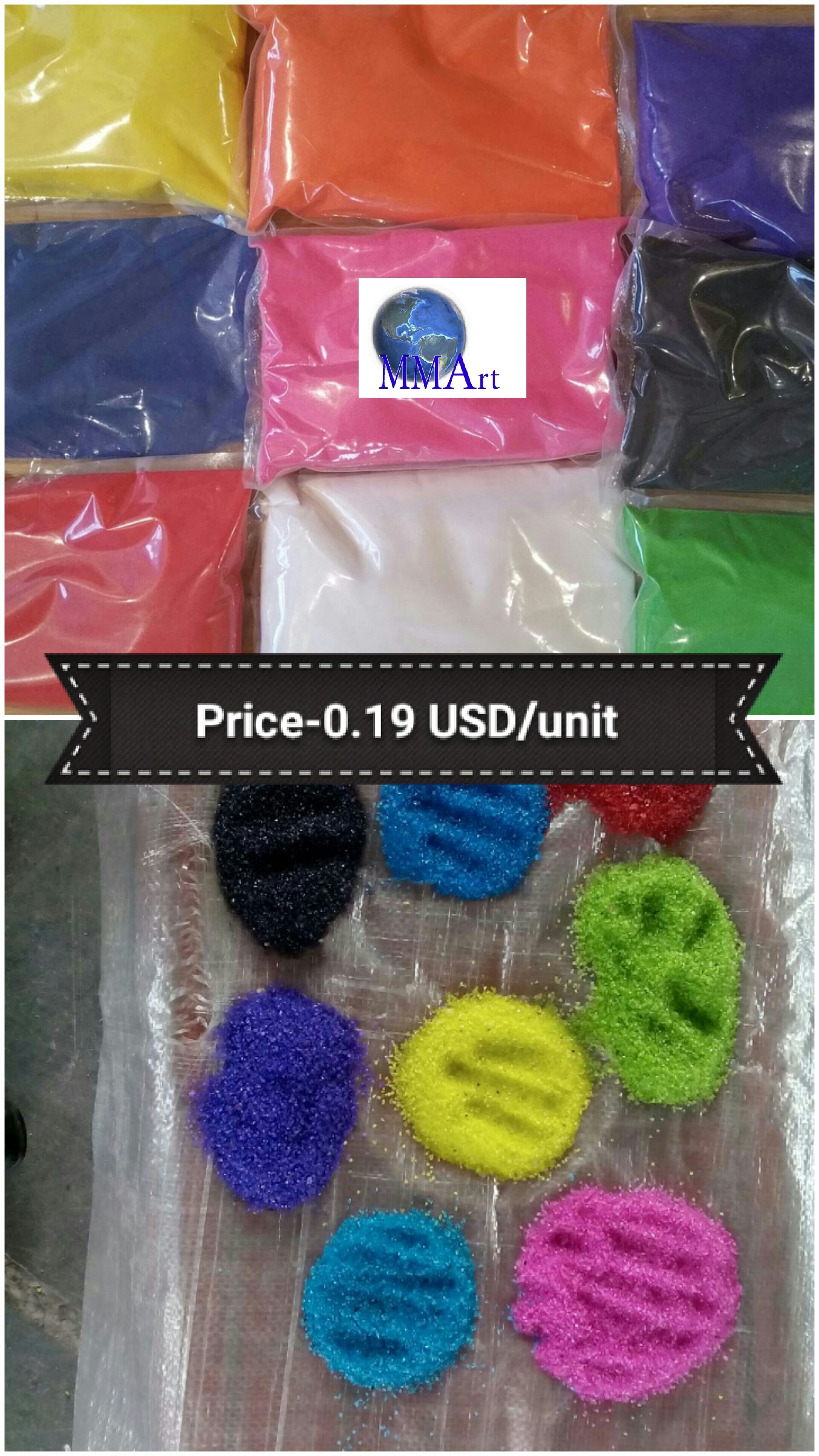 Competitive Price Waterproof Fuchsia Colored Natural Crystal Clear Silica Sand For Decoration Purpose