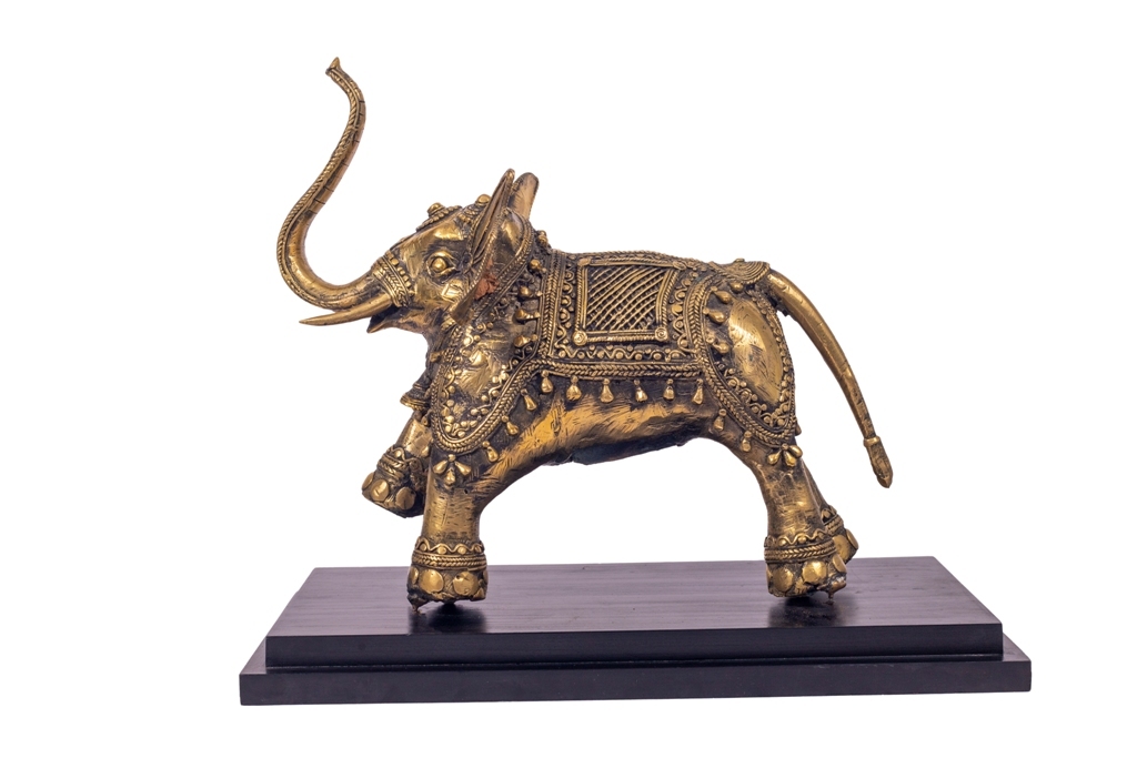 Elephant Tribal Dhokra Art