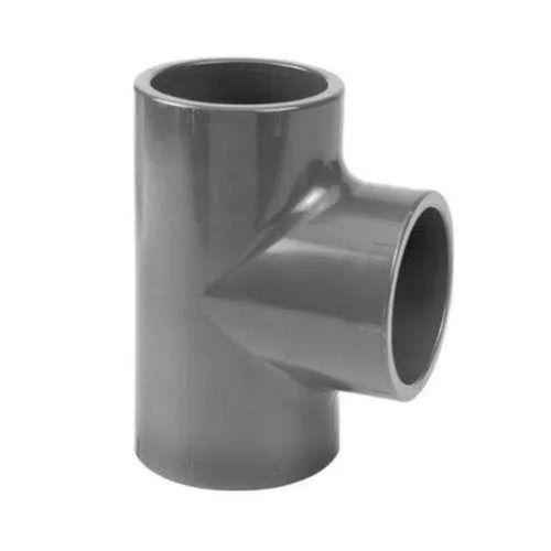 PVC Tee - 1/2 Inch | Gray, 150 PSI Pressure Rating, 140Â°F Temperature Rating, 1 Inch Socket Depth, 0.15 Inch Wall Thickness