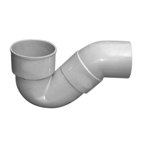 PVC P Trap - 1.5 Inch Size, S-Shaped Design | White Color, Lightweight 0.5 kg