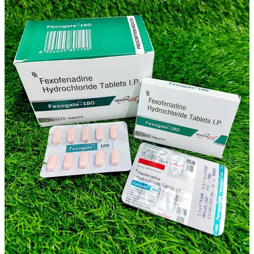 Fexofenadine Hydrochloride 180mg Tablets