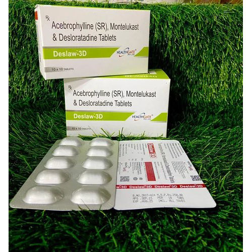 Desloratadine  Montelukast  Acebrophylline