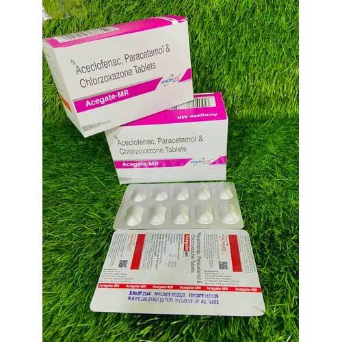Aceclofenac 100 Paracetamol 325  Chlorzoxazone 250 mg