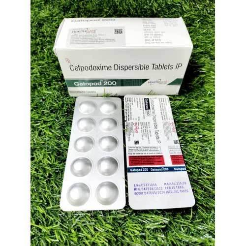 Cefpodoxime 200mg Dispersible Tablets