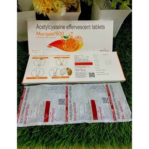 Acetylcysteine 600 mg Effervescent Tablet