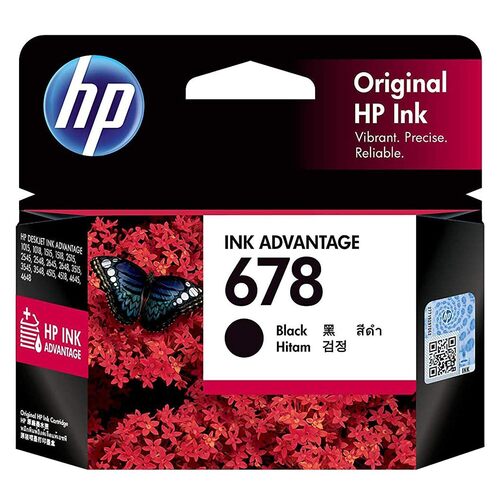 HP 678 Black Original Ink Cartridge