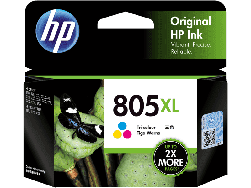 HP 805XL High Yield Tri-color Original Ink Cartridge