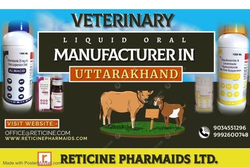 VETERINARY LIQUID ORAL MANUFACTURER IN UTTARAKHAND