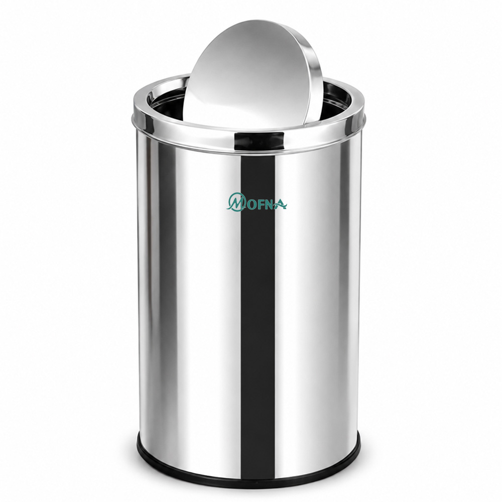 Stainless Steel Swing Bin - Application: Hotel/ Restaurant/ Office/ Outdoor Indoor And Airports /Mall
