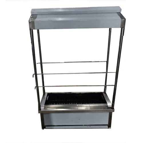 Silver Barbeque Display Counter