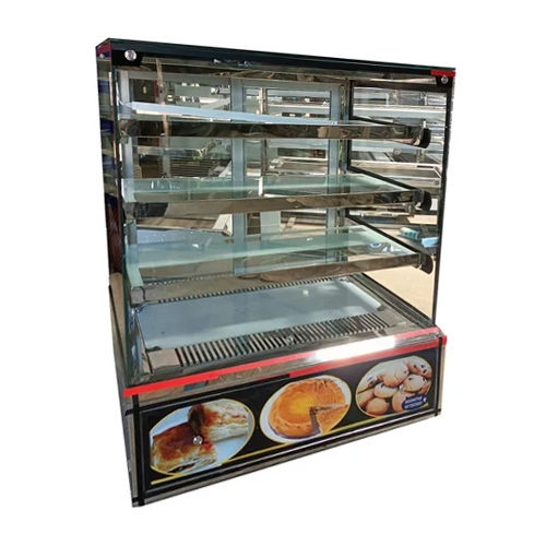 Silver Biscuit Display Counter