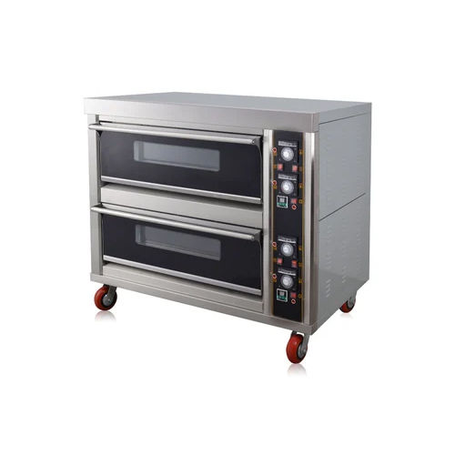 Fully Automatic Bakery 2 Deck 4 Tray Baking Oven