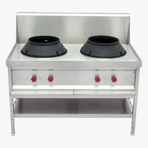 Chinese Two Burner Cooking Range