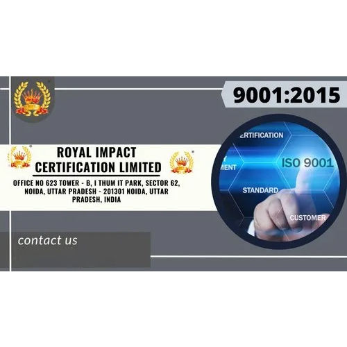 ISO 9001 2015 Certification