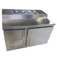 Pizza Make Line Machine - Stainless Steel, 220 Volt | Durable Design With One-year Warranty And Versatile Pizza Creation