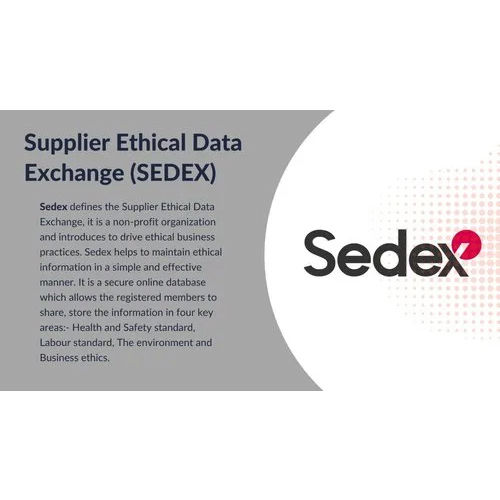 SEDEX Certification SA 8000 BSCI CERTIFICATION