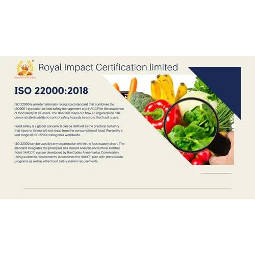 ISO 22000 Certifications Services