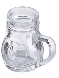 Oberglas Birnen Beer Tasting Small Mugs 40 ML Set of 3 Transparent