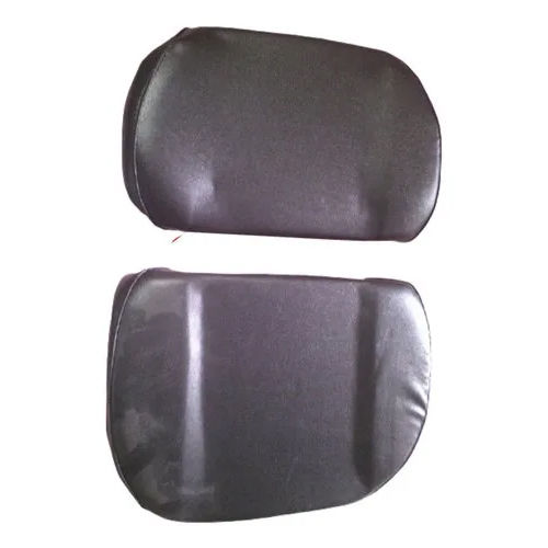 Black Tractor Seat Plain Cushion