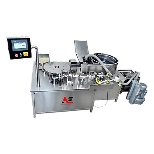 Automatic High Speed Rotary External Ampoule Washing And Labelling Combo Machine - Material: Stainless Steel