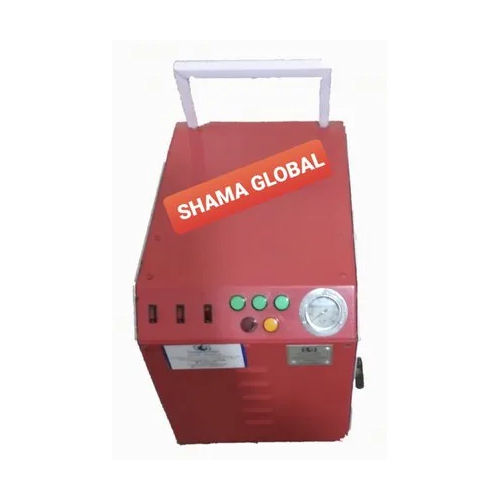 Red Mild Steel Manual Steam Boiler Portable