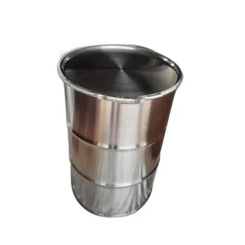 Silver Stainless Steel Drums