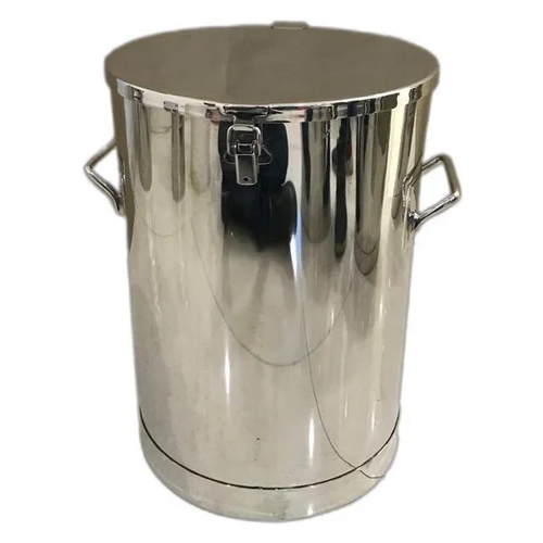 Stainless Steel Container With Toggle Clamp - Color: Silver