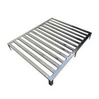 Stainless Steel Pallet - 1100x1300x138 Mm | Up To 2 Ton Capacity, Hygienic & Rust-resistant Design