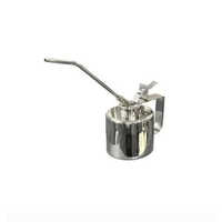 Stainless Steel Oil Can - Color: Silver