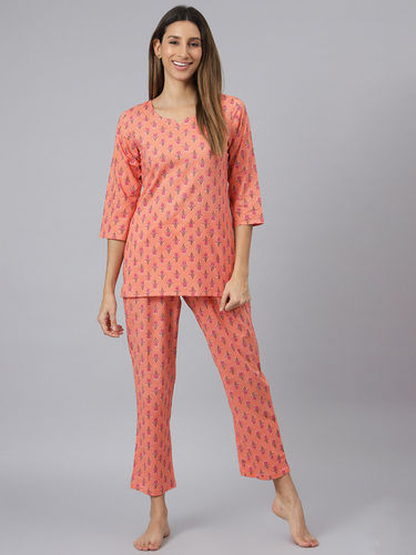 Ladies Cotton Night Suit