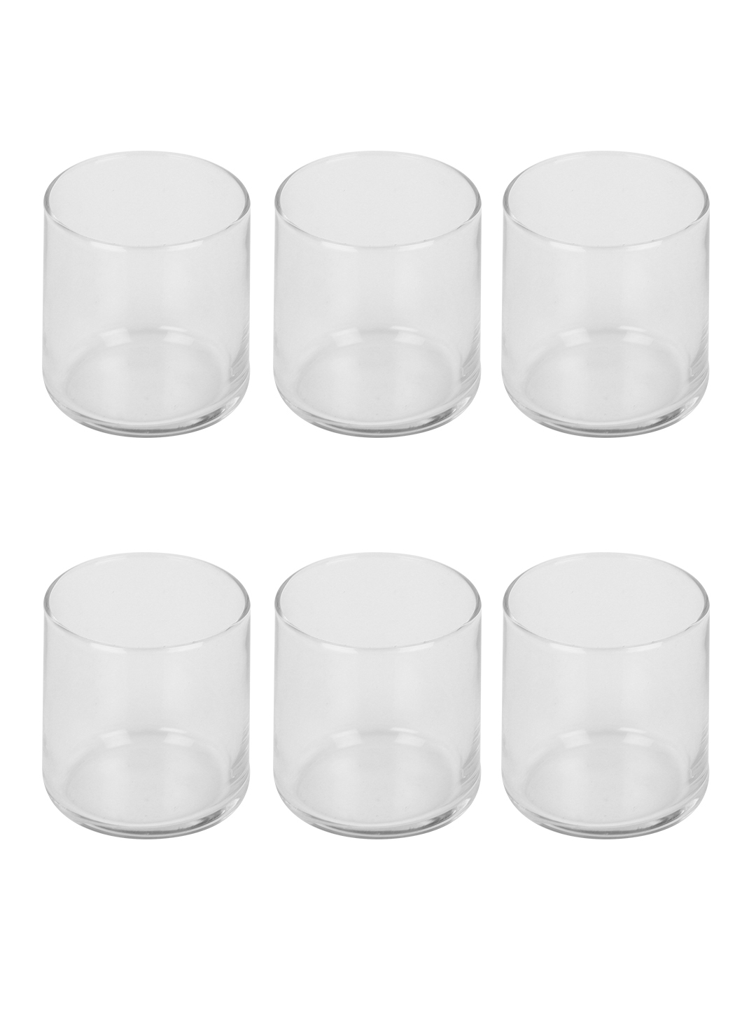 Uniglass Canti Water and Juice Glass Set 260ml Set of 6 Small