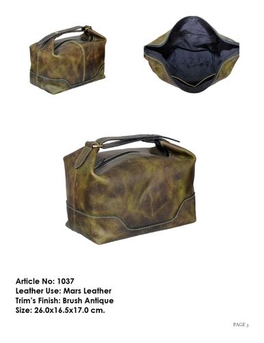 Leather Toiletry Bag