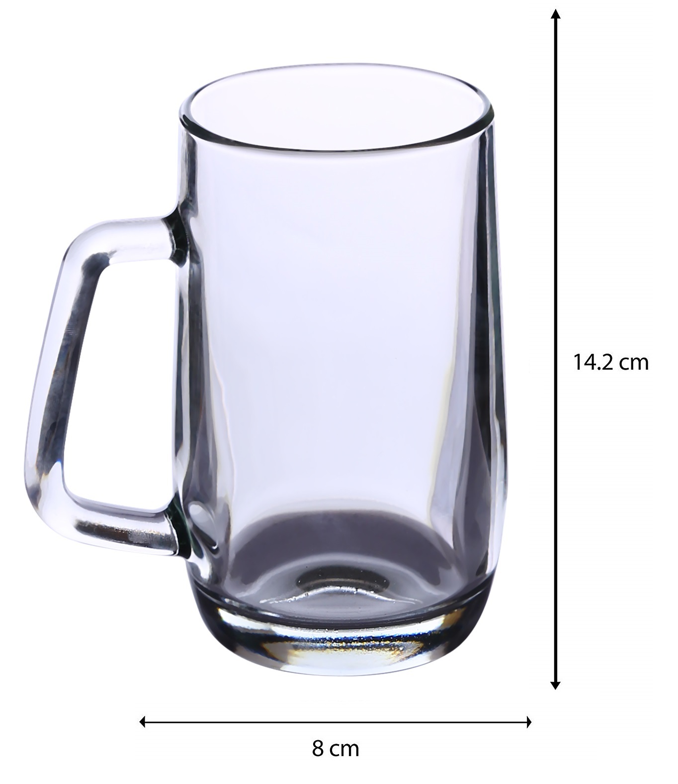 Uniglass Prince Beer Glass Mug Set  400ml