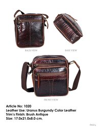 Handmade Cross Body Leather Bag
