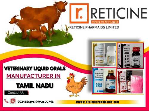 VETERINARY LIQUID ORAL MANUFACTURER IN TAMIL NADU