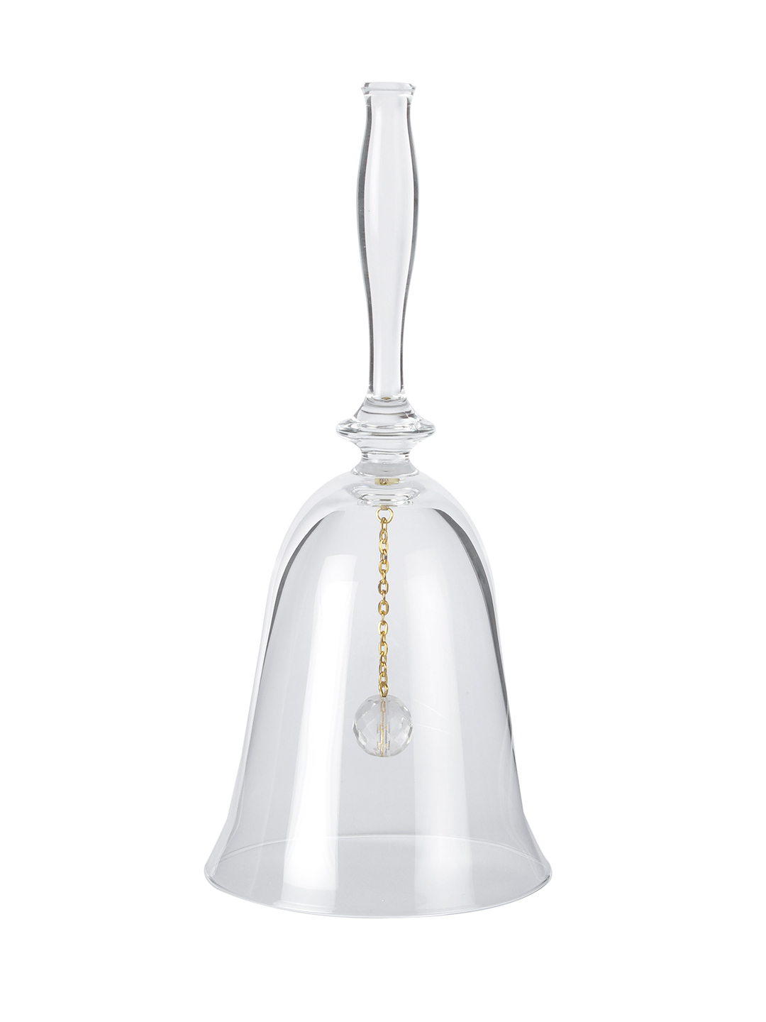 Bohemia Crystal Angela Bell Set  Set of 1pcs  Transparent Non Lead Crystal Glass