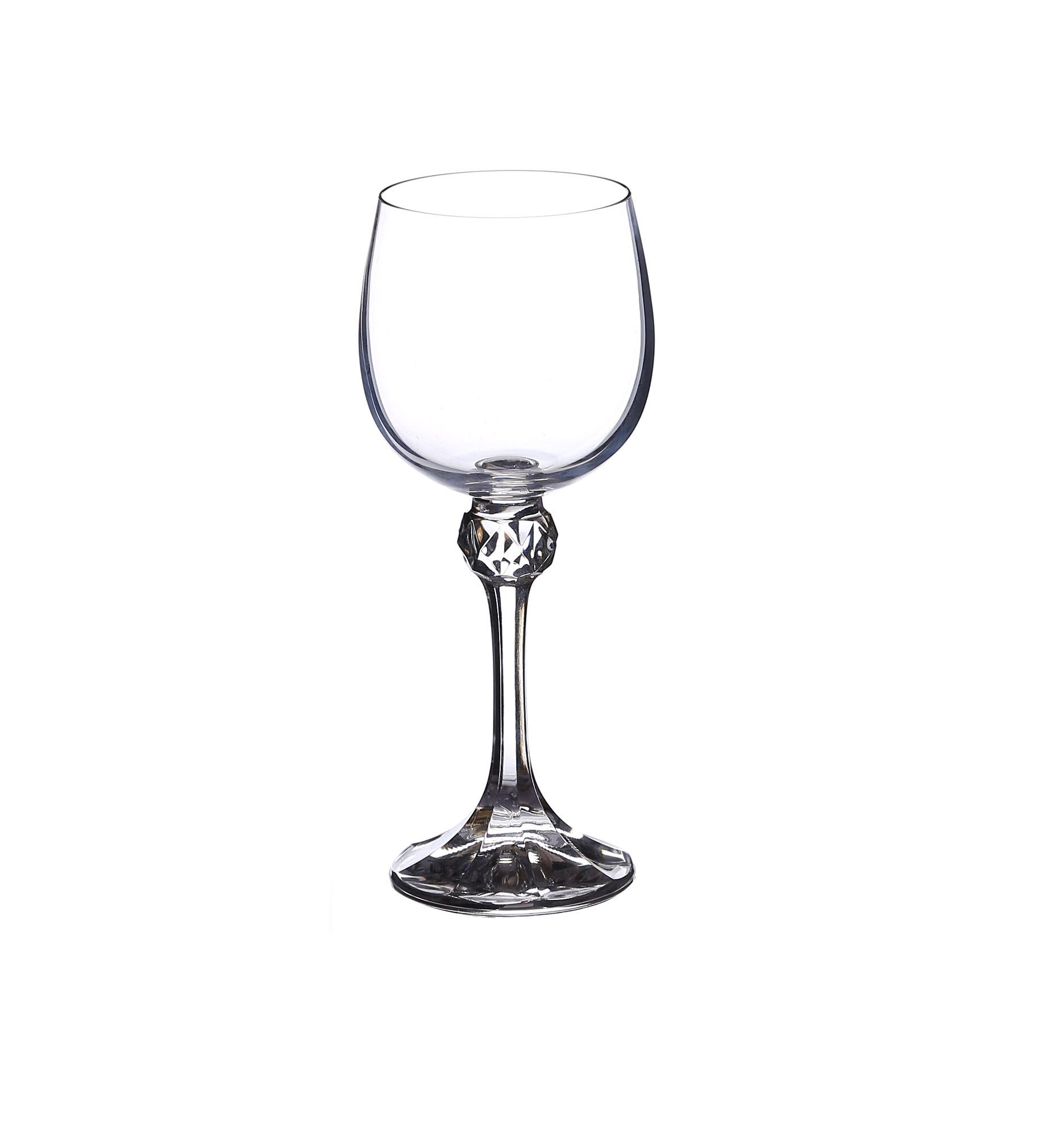 bohemia crystal Julia White Wine Glass Set  190ml  Set of 6  Transparent