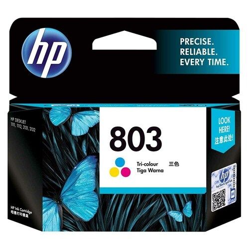 HP 803 Tri-color Original Ink Cartridge