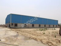 Industrial Prefabricated Warehouse Shed - Metal Sheet Roof, Sandwich Panel Walls, Insulated With Rock Wool, Aluminum Sliding Windows, Custom Color Options