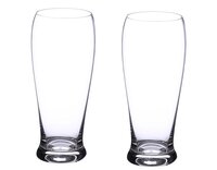 Bohemia Crystal Bar Beer Glass Set 560ml  Set of 2pcs  Transparent  Non Lead Crystal Glass