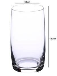 Bohemia Crystal Ideal Water Glass Set  380ml  Set of 6