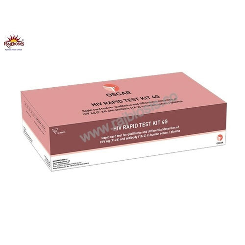 Hiv Rapid Test Kit 4Th Generation - Material: Plastic