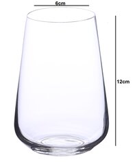 bohemia crystal Sandra Tall Highball water Glass Set 380ml Set of 6
