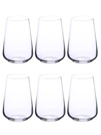 bohemia crystal Sandra Tall Highball water Glass Set 380ml Set of 6