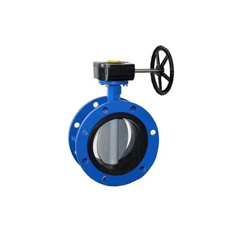 Double Flange Butterfly Valve Manufacturer In Gandhidham - Material: Cast Iron