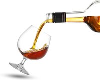 Bohemia Crystal Lara Brandy Glass Set 400ml Set of 6pcs Transparent Non Lead Crystal Glass