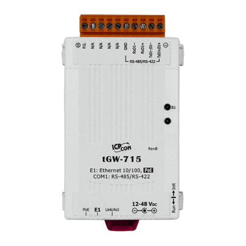 Serial (RS485) To Ethernet Converter