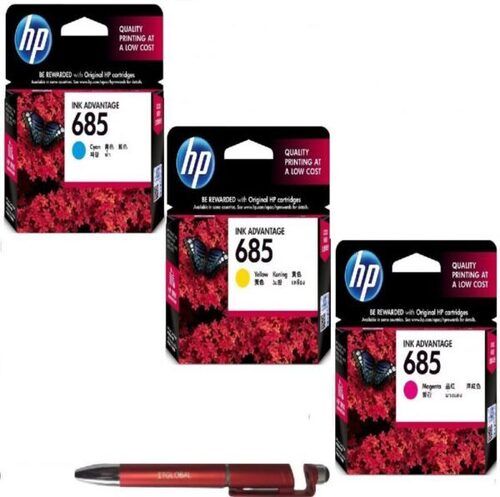 HP 685 Cyan Original Ink Advantage Cartridge